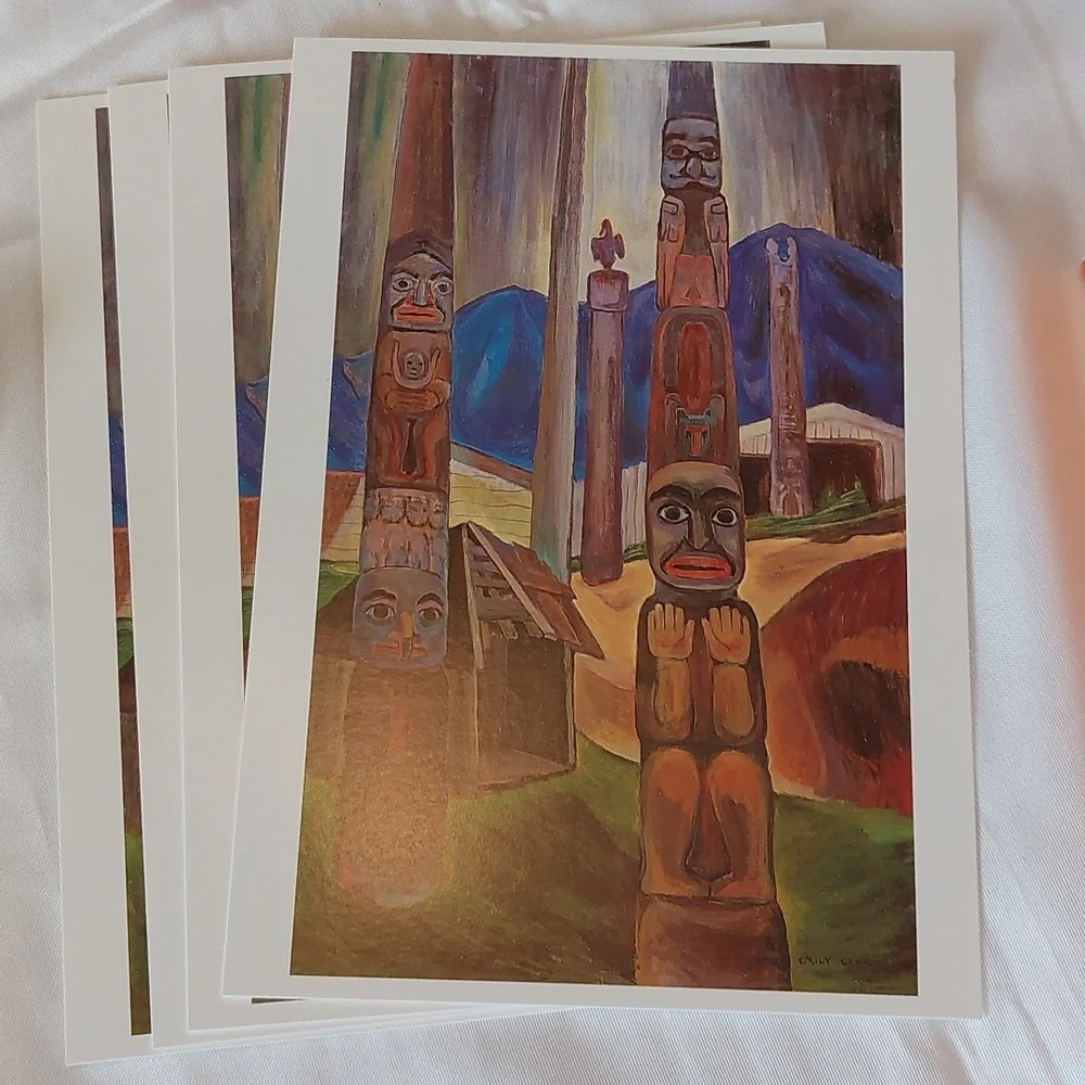 Emily Carr 16 Card Indiginous Scenes Notecard Set NEW